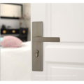American style bedroom door handle lock modern simple solid wood door lock with silent indoor door lock